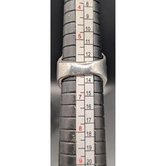 Mexico Sterling Silver Ring – Size 6 – 12.29g – Stamped 925 Mexico - Picture 2 of 5